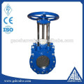 ductile cast iron wafer type knife gate valve